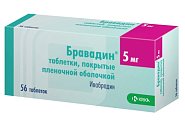 Купить бравадин, таблетки, покрытые пленочной оболочкой 5мг, 56 шт в Ваде