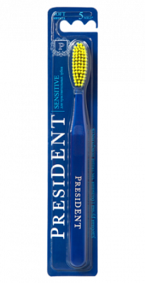 Купить президент (president) зубная щетка sensitive мягкая, 1 шт в Ваде