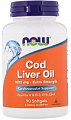 Купить now foods (нау фудс) рыбий жир из печени трески 1000мг, капсулы 1391мг, 90 шт бад в Ваде