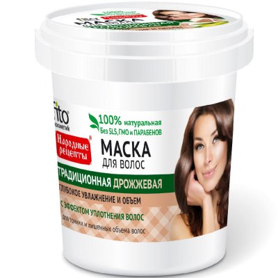 Купить фитокосметик народные рецепты маска для волос традиционная дрожжевая 155мл в Ваде