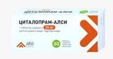 Купить циталопрам, таблетки, покрытые пленочной оболочкой 20мг, 30 шт в Ваде