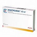 Купить контролок, таблетки кишечнорастворимые, покрытые пленочной оболочкой 40мг, 28 шт в Ваде