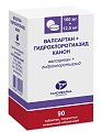 Купить валсартан+гидрохлоротиазид канон, таблетки покрытые пленочной оболочкой 160 мг+12,5 мг, 30 шт в Ваде