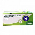 Купить ципротерон-тева, таблетки 50мг, 50 шт в Ваде