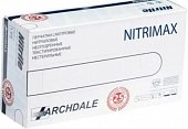 Купить перчатки archdale nitrimax смотровые нитриловые нестерильные неопудренные текстурные размер хs, 100 шт белые в Ваде