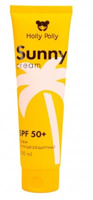 Купить holly polly (холли полли) sunny крем солнцезащитный для лица и тела spf 50+, 200мл в Ваде