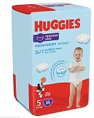 Купить huggies (хаггис) подгузники-трусы для мальчиков 5 12-17кг 15шт в Ваде