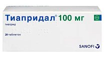 Купить тиапридал, таблетки 100мг, 20 шт в Ваде