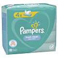 Купить pampers baby fresh clean (памперс) салфетки влажные, 52шт (в комплекте 4 упаковки) в Ваде