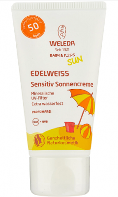 Купить weleda (веледа) крем солнцезащитный для младенцев и детей 50 мл spf50 в Ваде