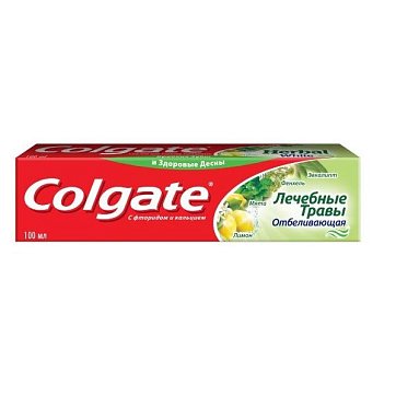 Колгейт (Colgate) зубная паста Лечебные травы отбеливающая, 100 мл