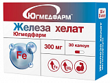 Купить железа хелат югмедфарм, капсулы 30шт бад в Ваде