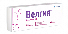 Купить велгия, раствор для подкожного введения 0.5 мг/доза 1,5мл шприц-ручка 1шт с иглами 5шт в Ваде