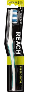 Рич (Reach) Зубная щетка interdental межзубная чистка средняя