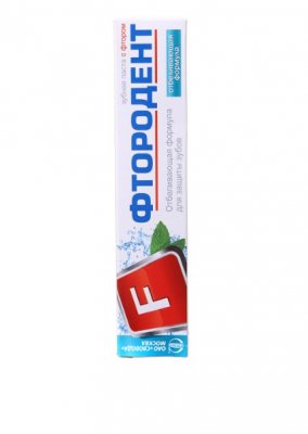 Купить фтородент зубная паста отбеливающая, формула, 62г в Ваде