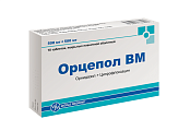 Купить орцепол вм, таблетки, покрытые пленочной оболочкой 500мг+500мг, 10 шт в Ваде