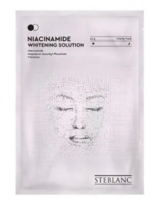 Купить steblanc (стебланк) крем-маска для лица тканевая омолаживающая ниацинамид, 1 шт в Ваде