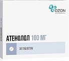 Купить атенолол, таблетки 100мг, 30 шт в Ваде