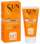 Купить krassa (красса) sun expert крем для защиты лица зоны декольте и татуажа spf80 sun block 50 мл в Ваде