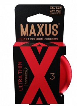 Maxus (Максус) презервативы из натурального латекса Ультратонкие 3 шт