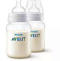 Купить avent (авент) бутылочка для кормления anti-colic 1 месяц+ 260 мл 2 шт scf103/02 в Ваде