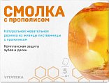 Купить витатека (vitateka) смолка жевательная лиственничная с прополисом, 5 шт  в Ваде