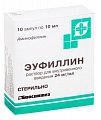 Купить эуфиллин, раствор для внутривенного введения 24мг/мл, ампулы 10мл, 10 шт в Ваде