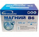 Купить магний в6 югмедфарм, капсулы 515мг 60шт бад в Ваде
