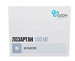 Купить лозартан, таблетки, покрытые пленочной оболочкой 100мг, 60 шт в Ваде