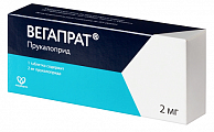 Купить вегапрат, таблетки, покрытые пленочной оболочкой 2мг, 30 шт в Ваде