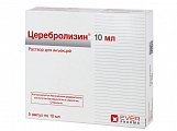 Купить церебролизин, раствор для инъекций, ампулы 10мл, 5 шт в Ваде