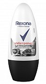 Купить rexona (рексона) антиперспирант-шарик антибактериальная+невидимая на черном и белом, 50мл в Ваде