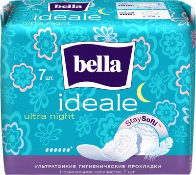 Купить bella (белла) прокладки ideale ultra night stay softi 7 шт в Ваде