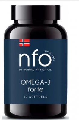 Купить norwegian fish oil (норвегиан фиш оил) омега-3 форте, капсулы 1384мг, 60 шт бад в Ваде