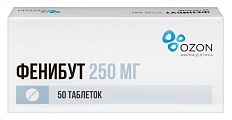 Купить фенибут, таблетки 250мг, 50 шт в Ваде