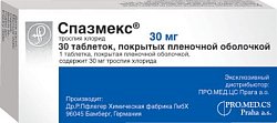 Купить спазмекс, таблетки, покрытые пленочной оболочкой 30мг, 30 шт в Ваде