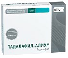 Купить тадалафил-алиум, таблетки, покрытые пленочной оболочкой 5мг, 30 шт в Ваде