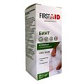 Бинт когезивный самофиксирующийся Ферстэйд (First Aid) 4м х 10см, 1 шт