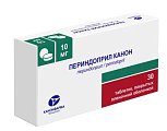 Купить периндоприл канон, таблетки покрытые пленочной оболочкой 10мг, 30 шт в Ваде