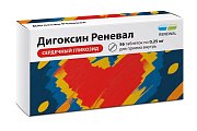 Купить дигоксин реневал, таблетки 0,25мг, 56 шт в Ваде