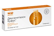 Купить дексаметазон буфус, раствор для инъекций 4мг, ампулы 1мл, 10 шт в Ваде