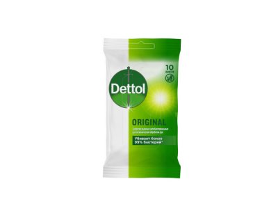 Купить dettol (деттол) салфетки влажные антибактериальные 10шт в Ваде