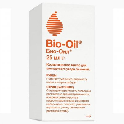 Купить bio-oil (био-оил), масло косметическое против шрамов и растяжек, неровного тона, 25мл в Ваде