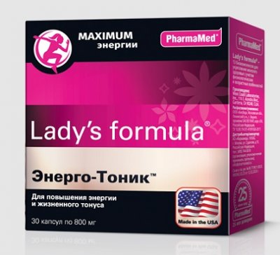 Купить lady's formula (леди-с формула) энерго-тоник, капсулы, 30 шт бад в Ваде
