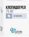 Купить клопидогрел, таблетки, покрытые пленочной оболочкой 75мг, 28 шт в Ваде