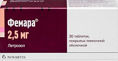 Купить фемара, таблетки, покрытые пленочной оболочкой 2,5мг, 30 шт в Ваде