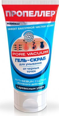 Купить пропеллер pore vacuum, гель-скраб для умывания против черных точек, 150мл в Ваде