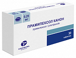 Купить прамипексол канон, таблетки 0.25мг 30шт в Ваде