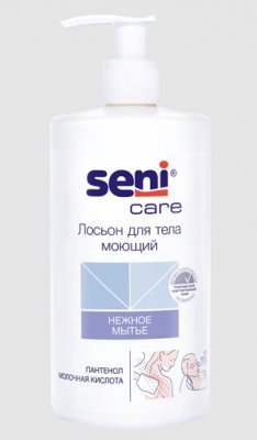 Купить seni care (сени кеа) лосьон для тела моющий для сухой кожи поддерживающий жировой баланс 500 мл в Ваде