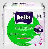 Купить bella (белла) прокладки perfecta ultra green супертонкие 10 шт в Ваде